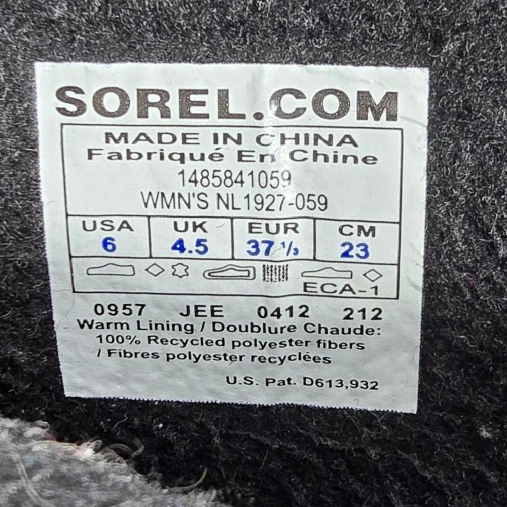 Sorel Tofino Winter Boots Women 6 Brown Leather Waterproof Faux Fur Snow NL1927